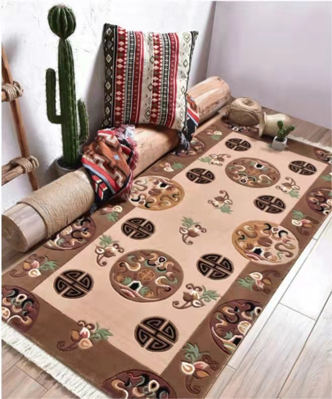 新中式地毯 中國(guó)風(fēng)地毯 仿古地毯